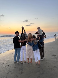 Sunset on the beach!