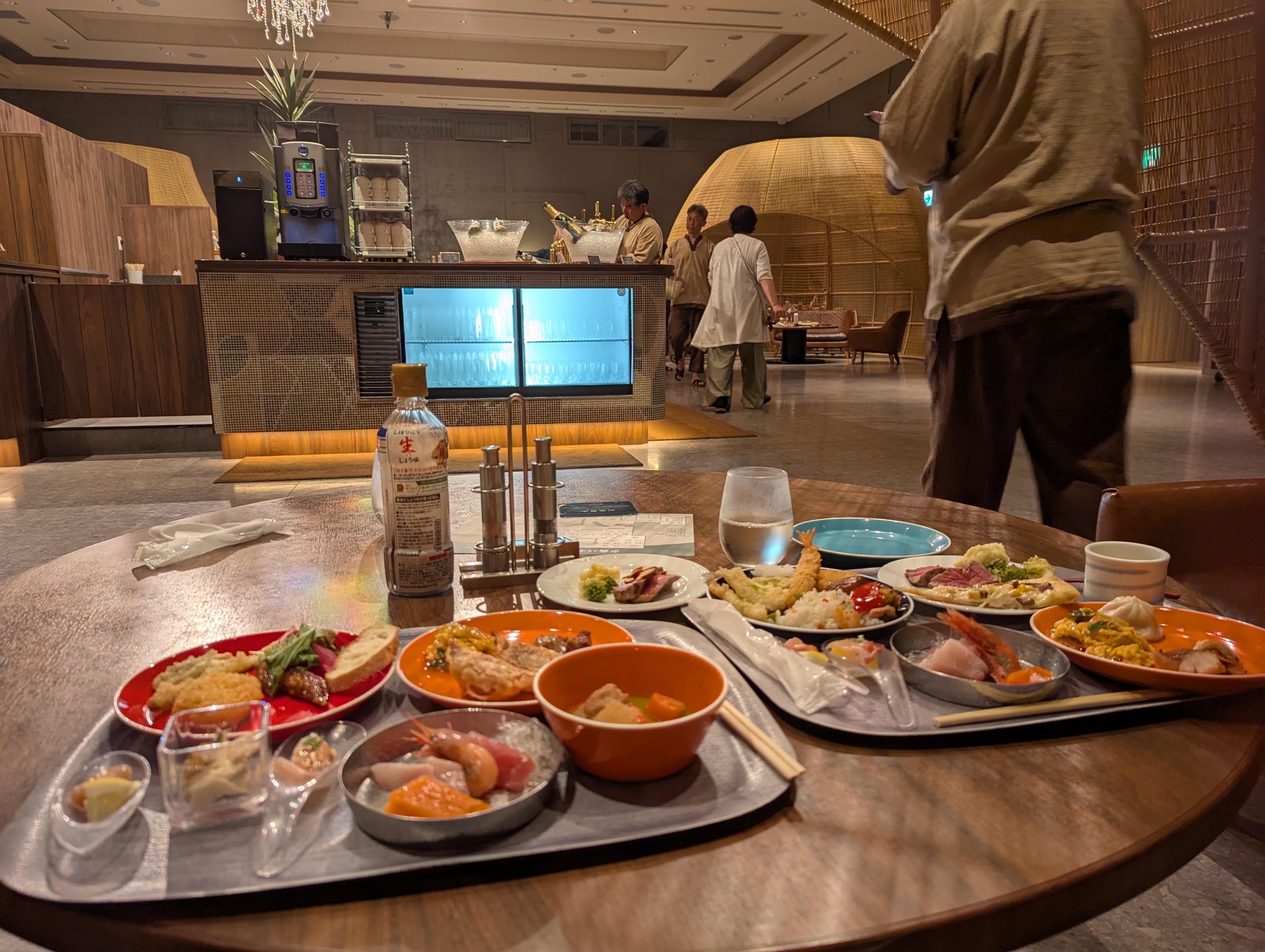 夕飯バイキング
食べ過ぎ注意