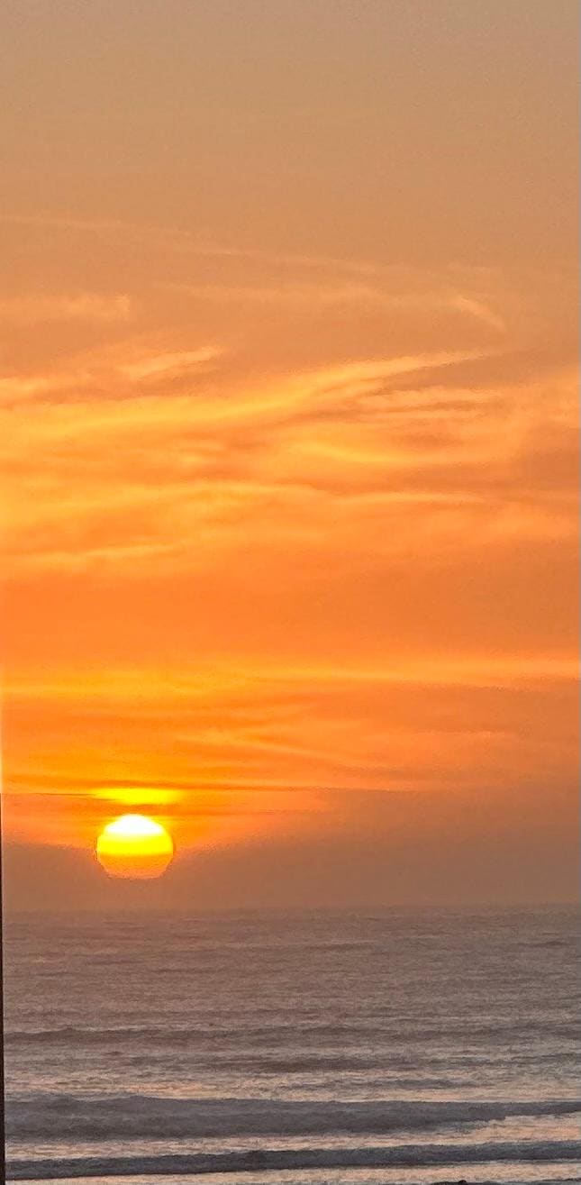 Sunset view from the comfort of the couch!