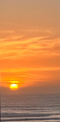 Sunset view from the comfort of the couch!