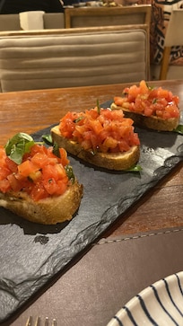 Brusqueta pomodoro que colocamos queijo ralado 40,00