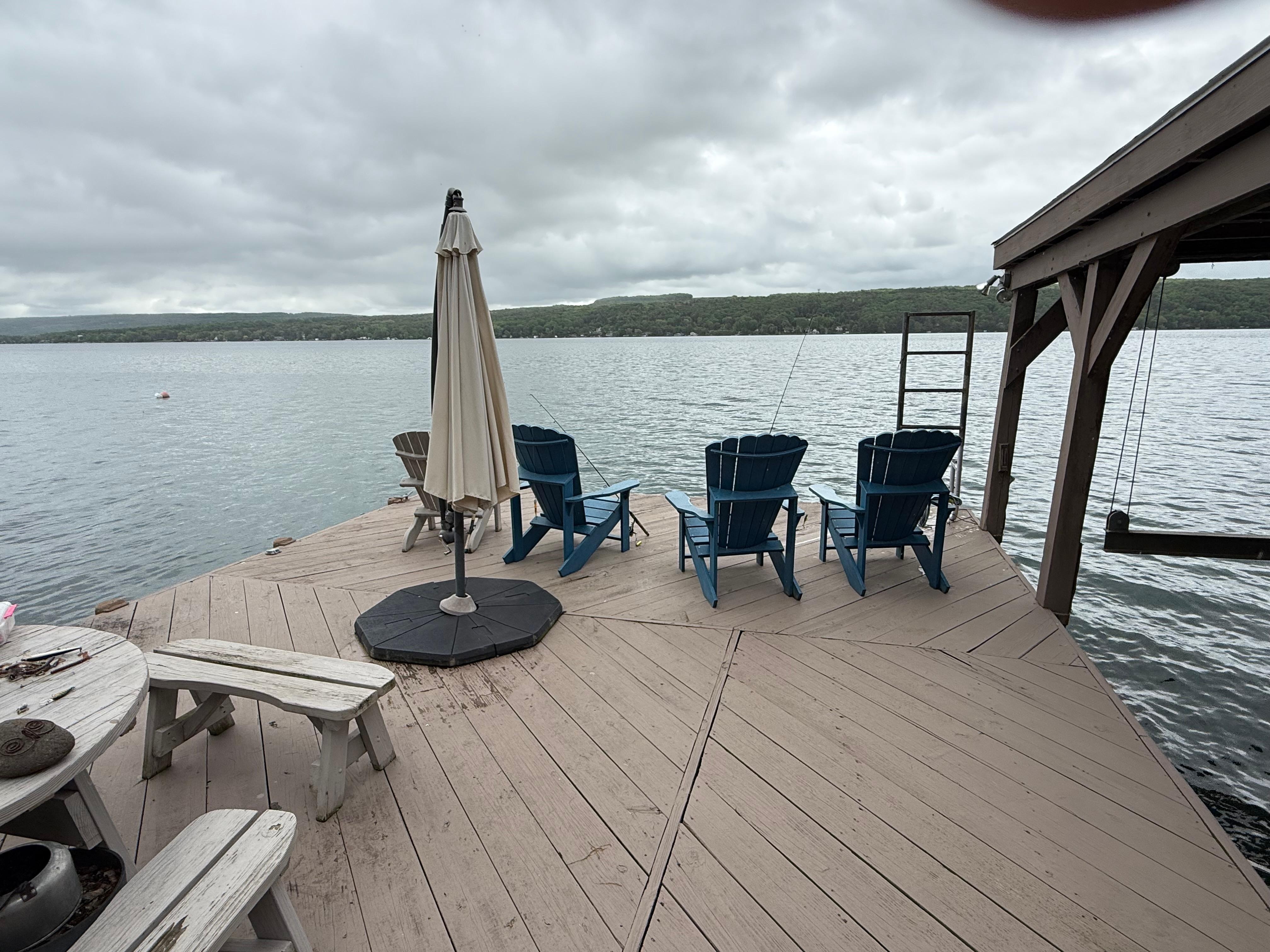 Sittin on the dock of the bay , 