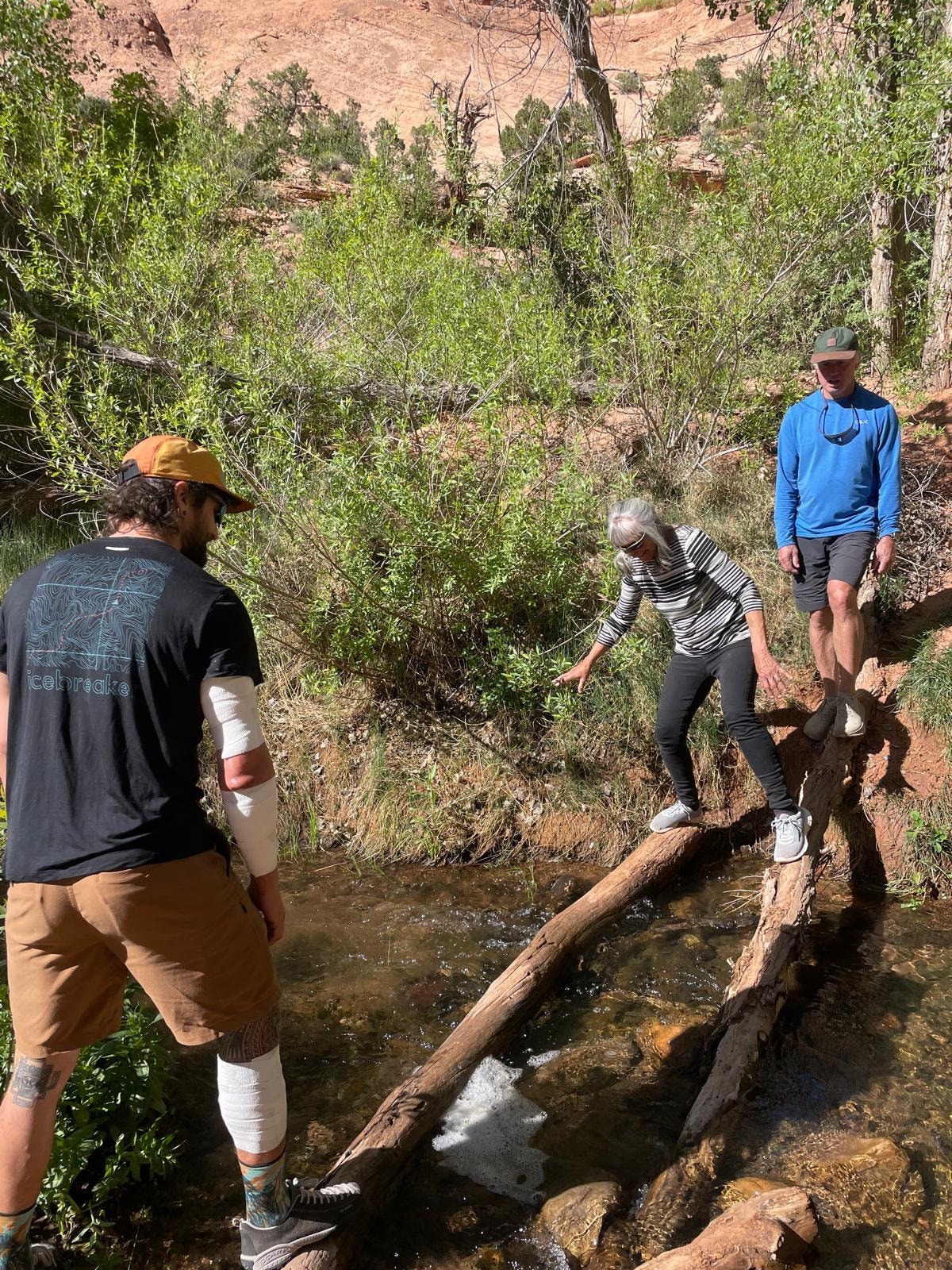 Mill Creek Trail had a lot of creek crossings to make it all more eventful!  