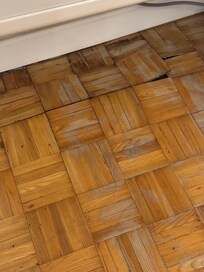 Floor bucking under ac with likely mold under floor