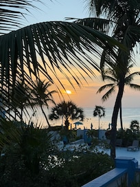 Sunset from our balcony
