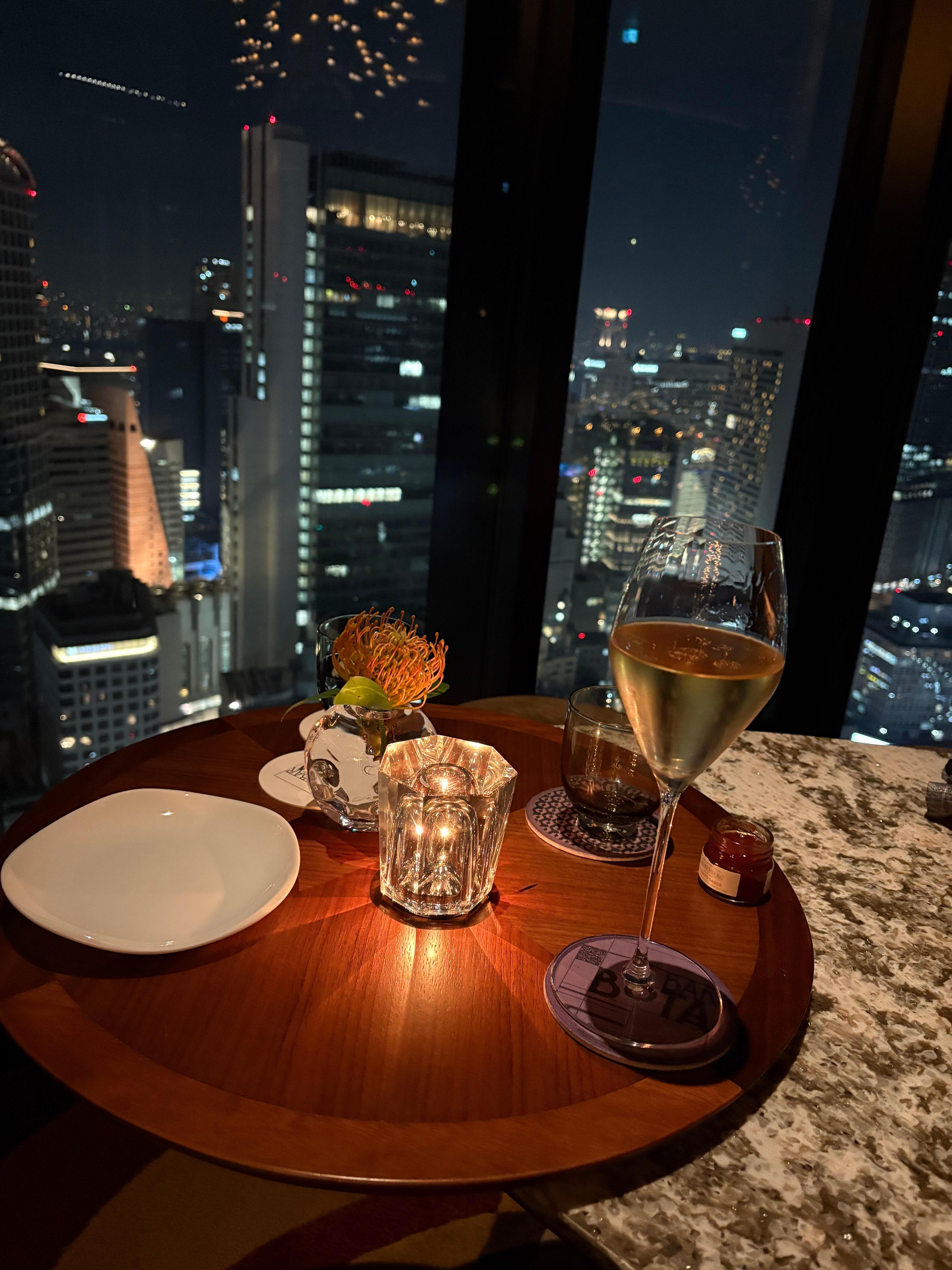 Incredible bar and restaurants on the top floors