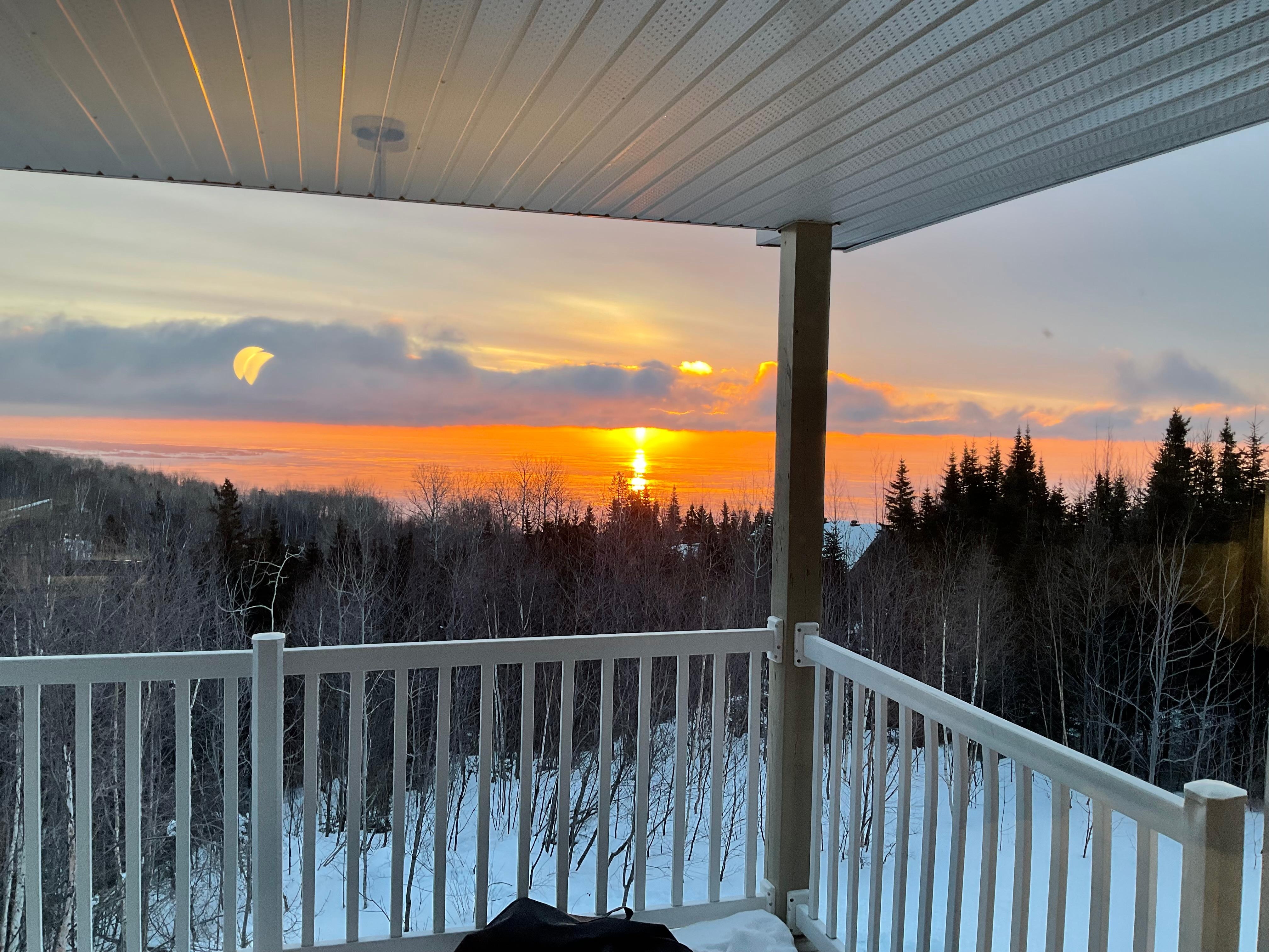 Views from rear balcony