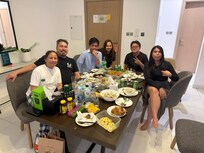 Visitors can come over . Welcoming area