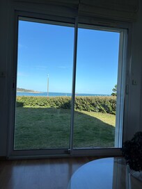 Blick aus dem Wohnzimmer.