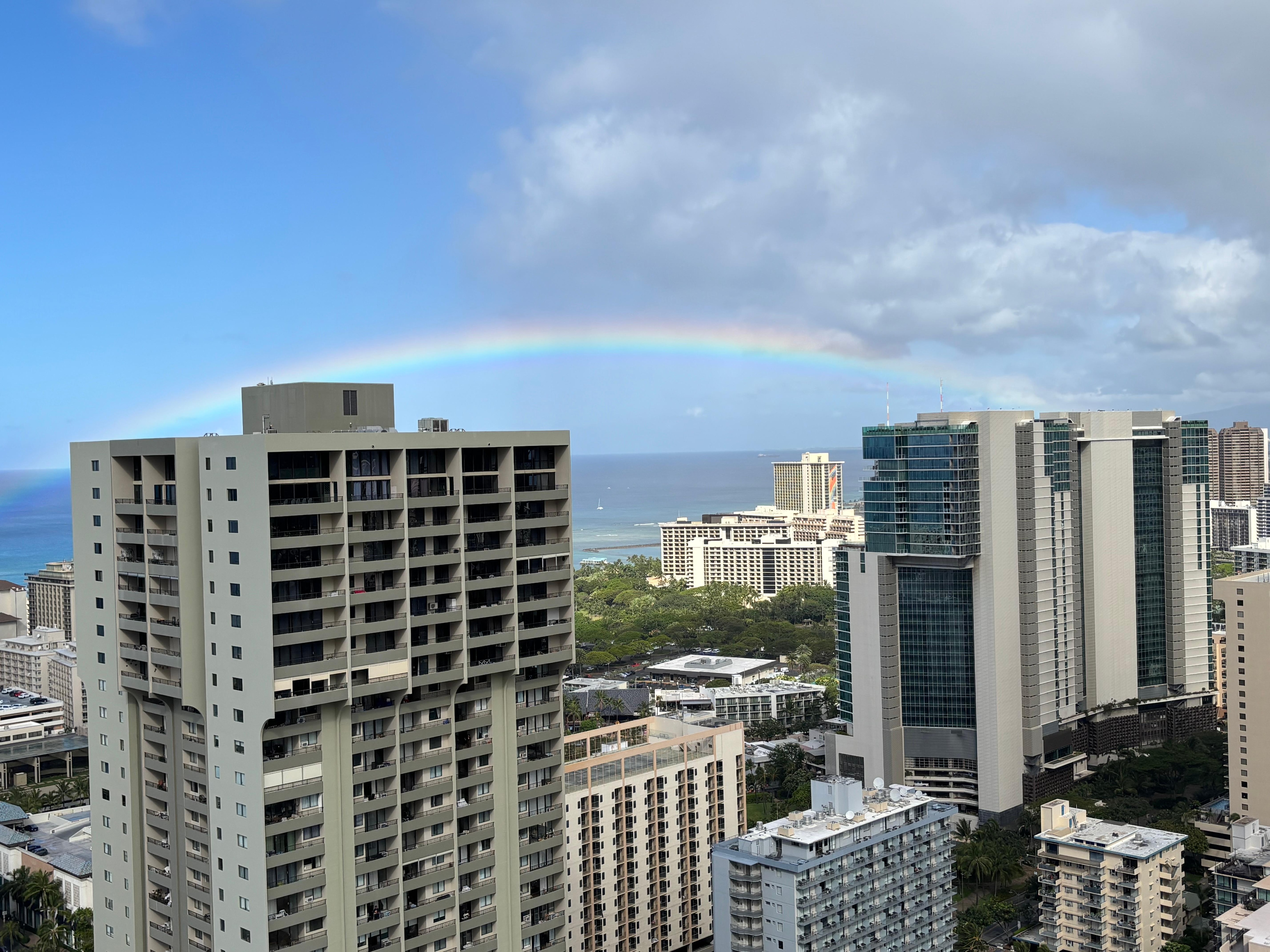 A view from the balcony 