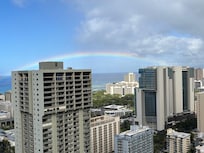 A view from the balcony