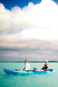 Kayaking from the house