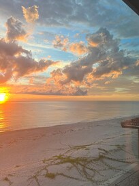 Sunset from balcony