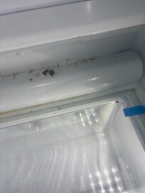 Dirty refrigerator