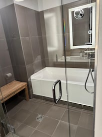 Bathtub in shower room so nice