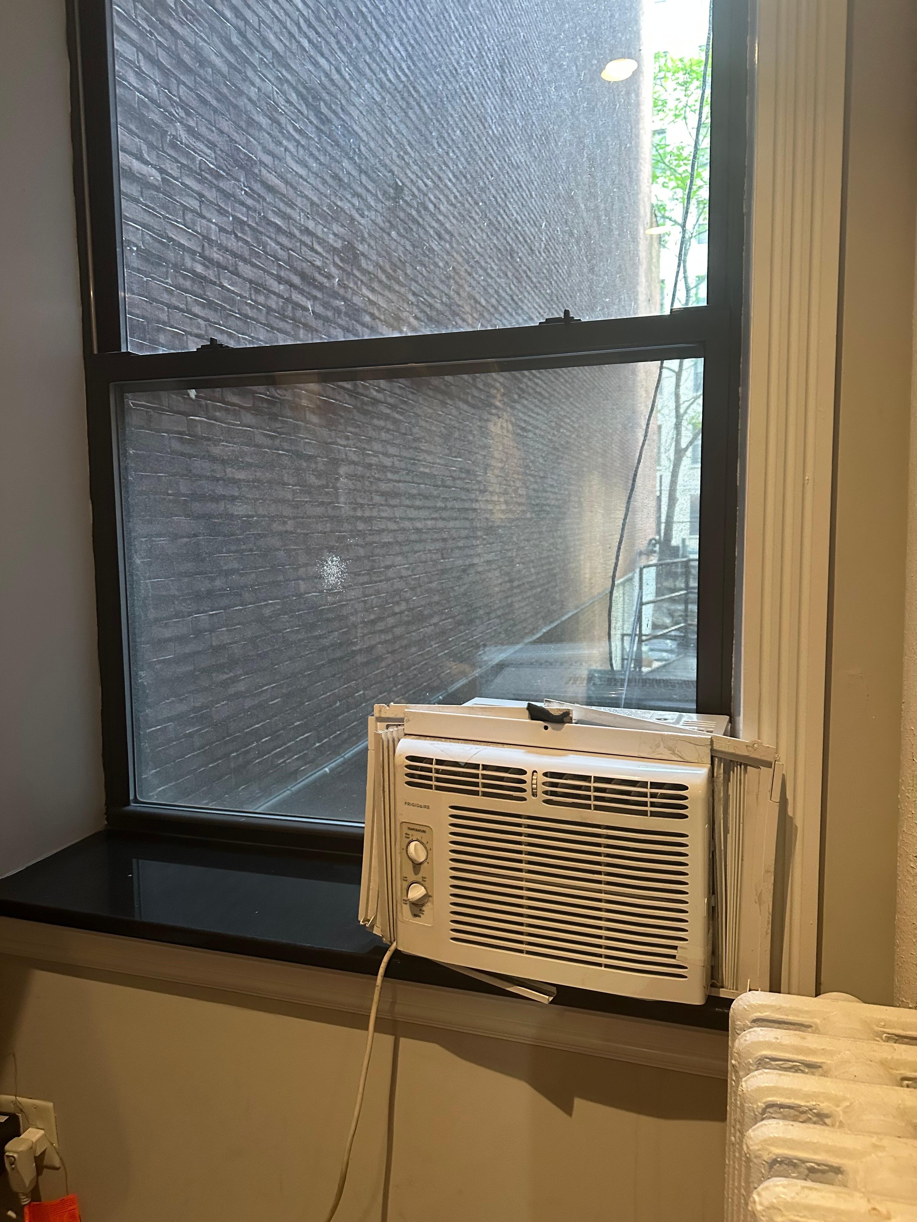AC Unit not in place.
