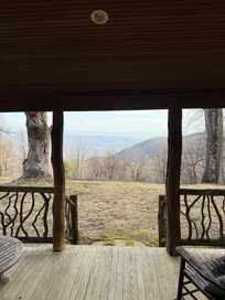 View off the porch - I did not do it justice!