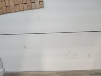 Streaks on the bathroom floor