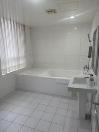 Bathroom, water was hot for a shower, if I was up early enough