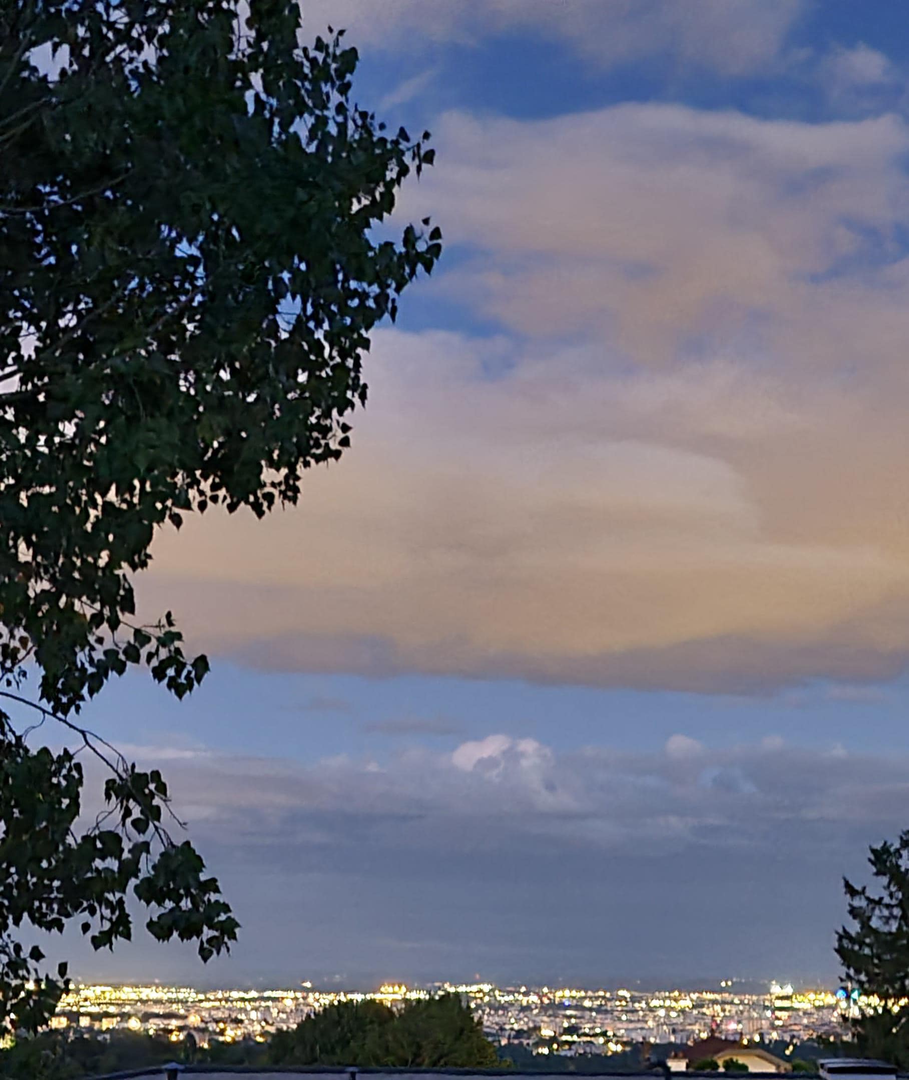 View from upstairs bedroom 