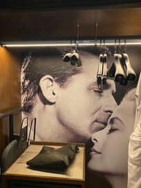 Inside the closet where the safe is located. Also ned to mention that the drapes are automated. They open and close with a switch.