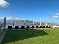 Plenty of comfortable loungers and umbrellas for everyone!