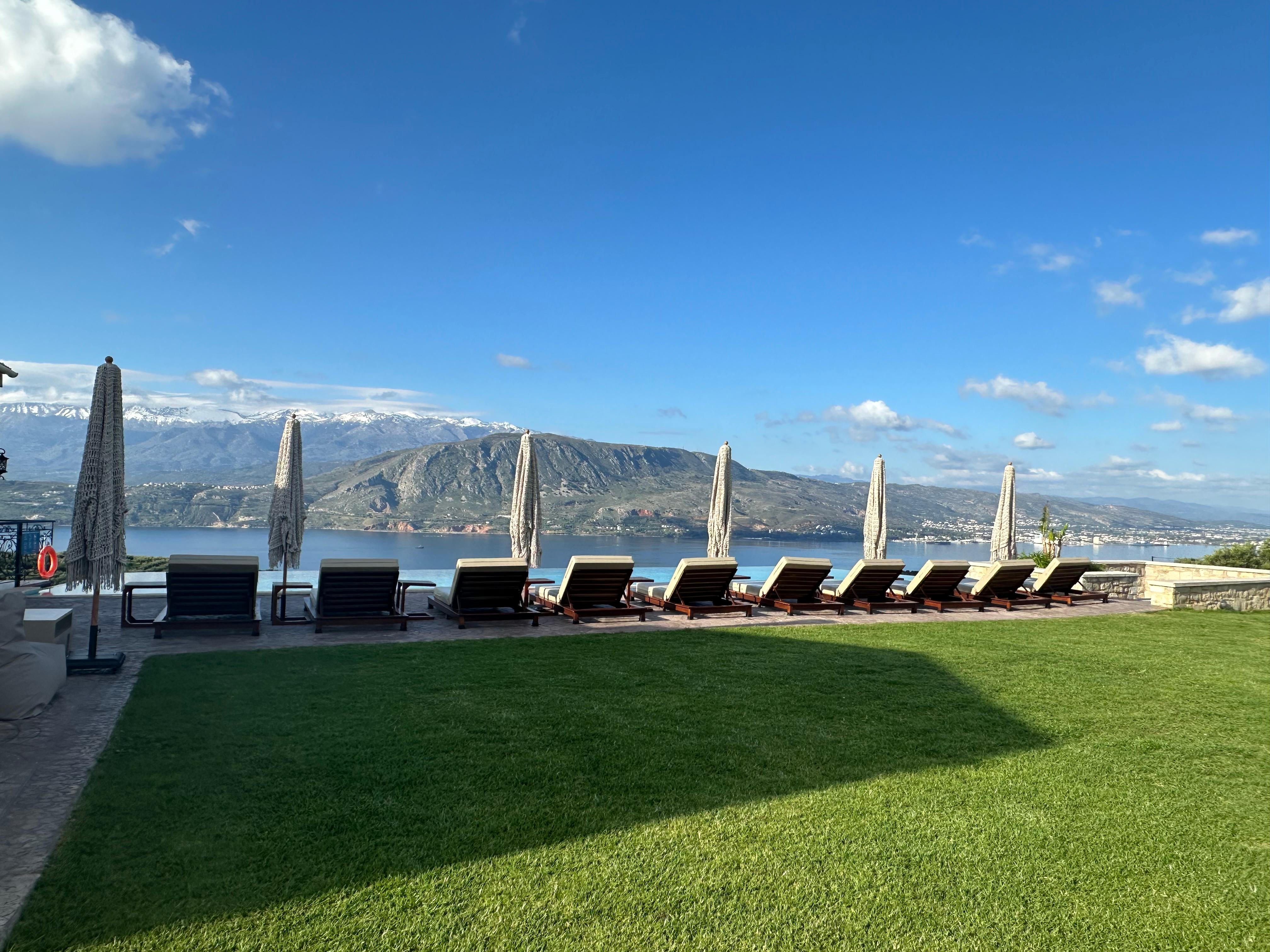Plenty of comfortable loungers and umbrellas for everyone!  