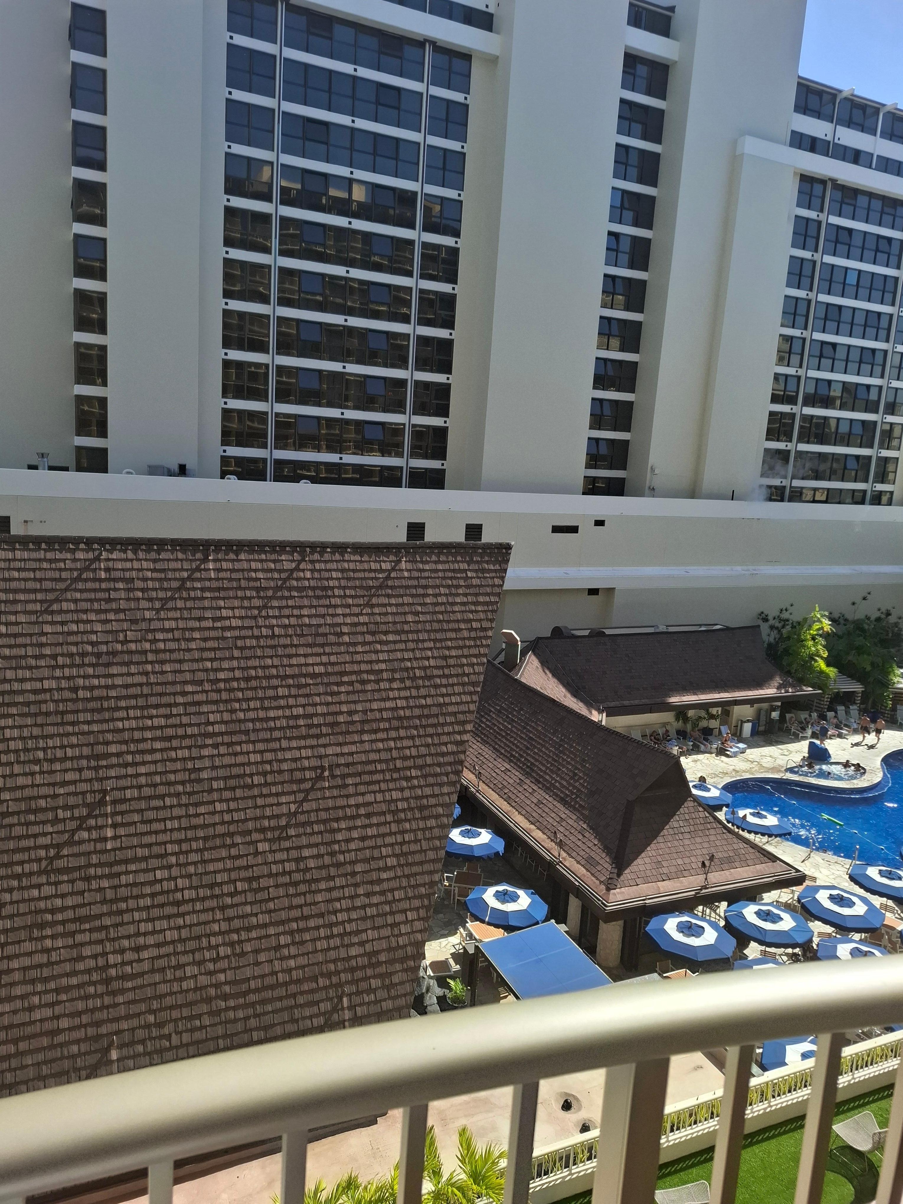 eingeschränkter meerblick