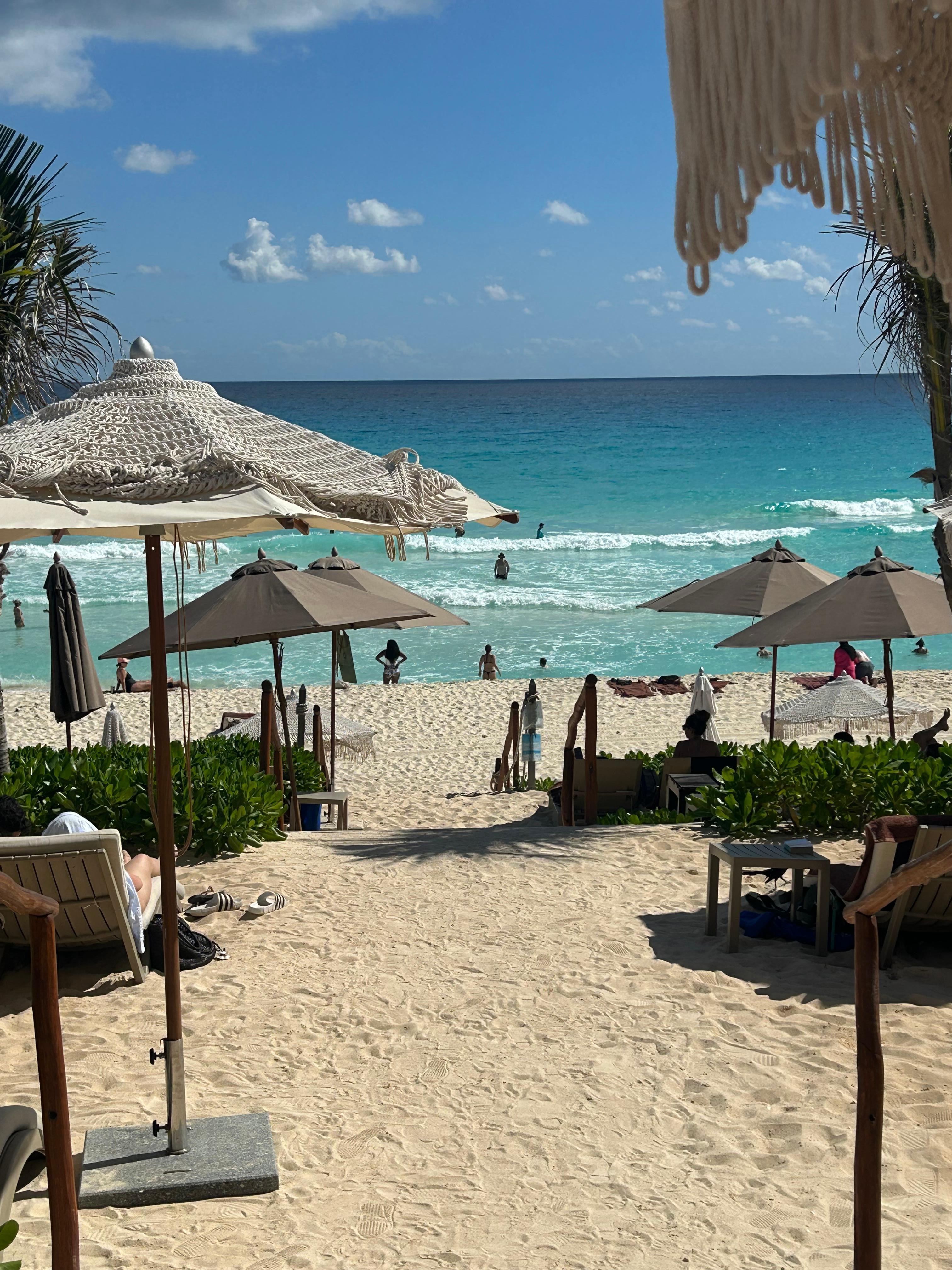 View from the beach club 