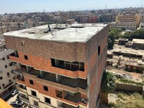 The hotel is surrounded by new building work