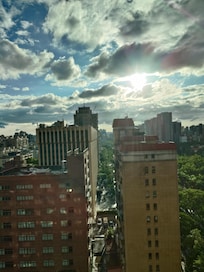 頂樓傍晚的天空