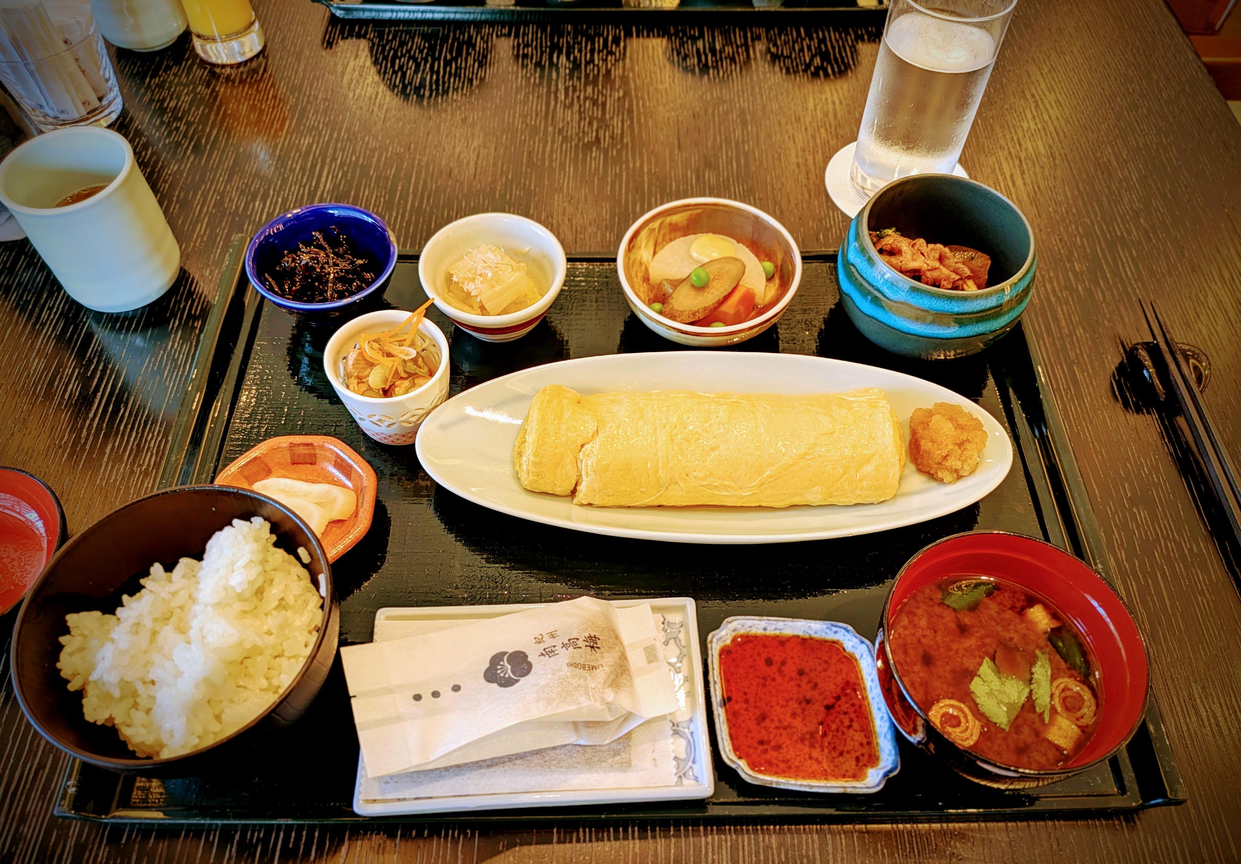 Japanese breakfast.