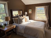 One of the five bedrooms