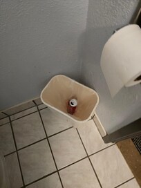 Teash in the bathroom