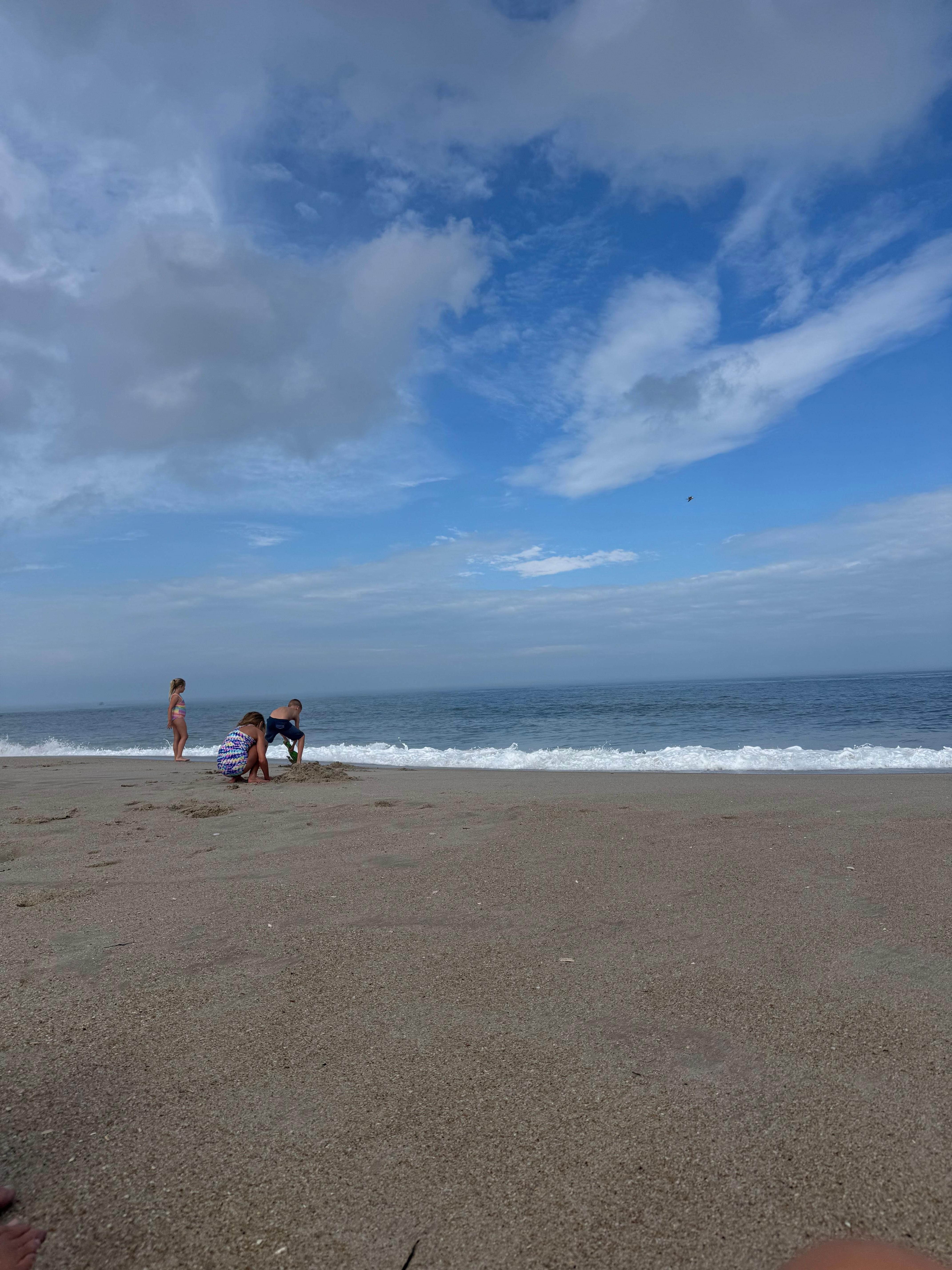 Quiet beach steps away from the house 