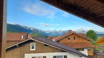 Blick vom Balkon