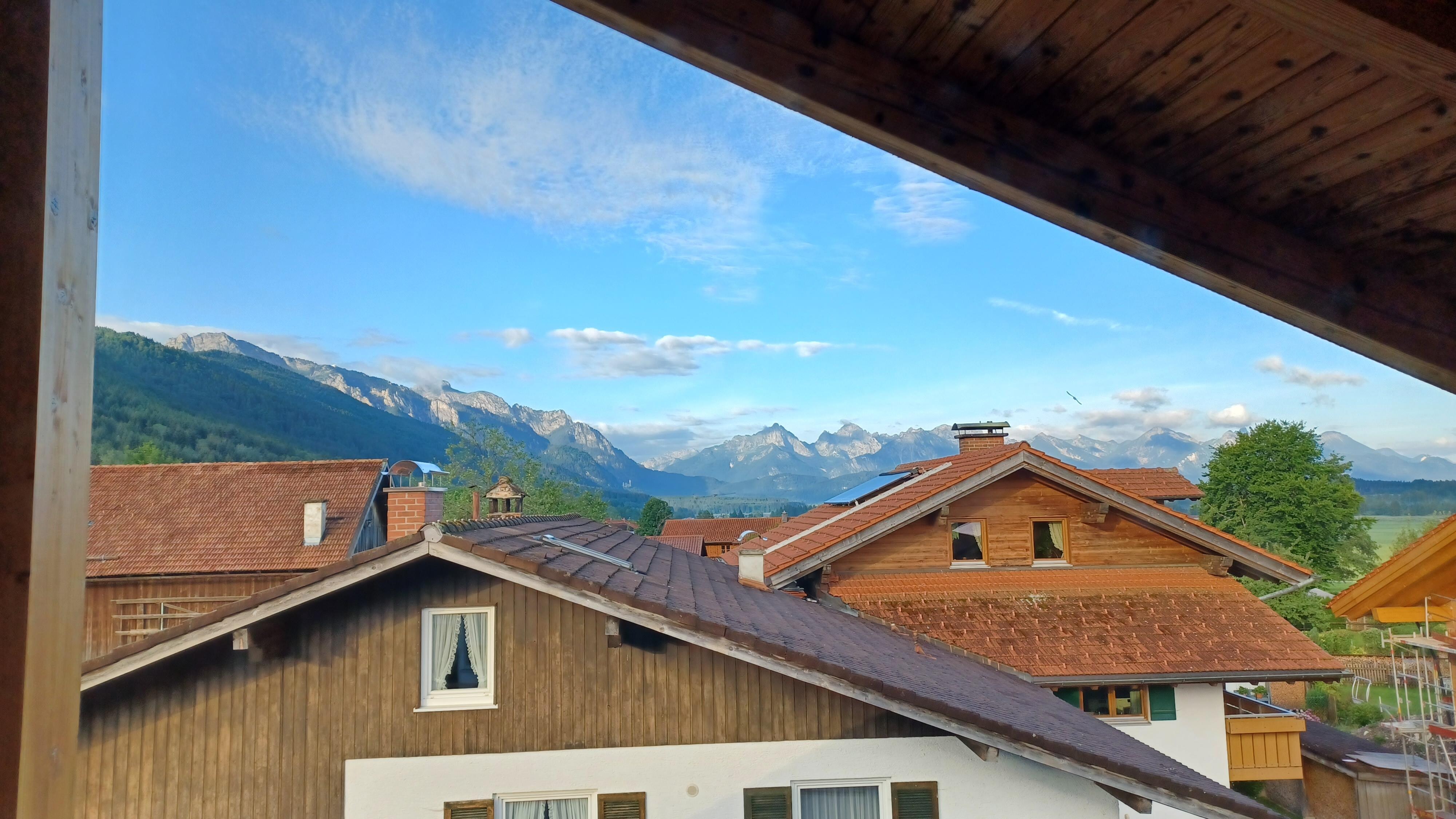 Blick vom Balkon 