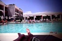 Poolside early morning