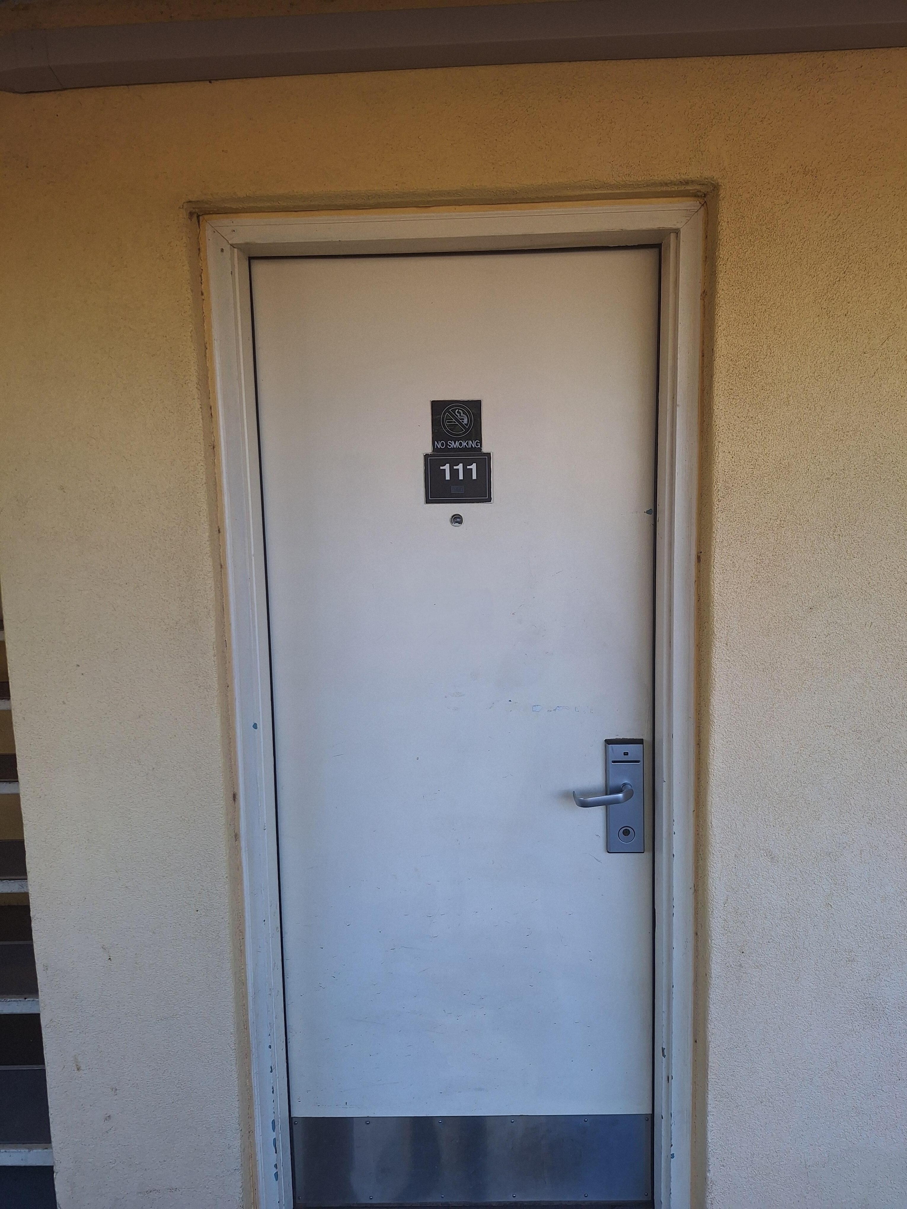 Room 111. My birthday 11 Jan. I didn't even have to request it :)
