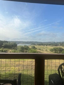 View from bottom deck