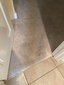 And the same dirty carpet in the 2nd bedroom. It was disgusting.