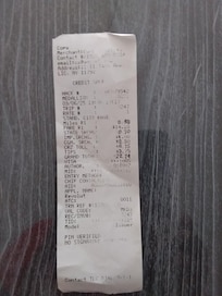Ticket du taxi