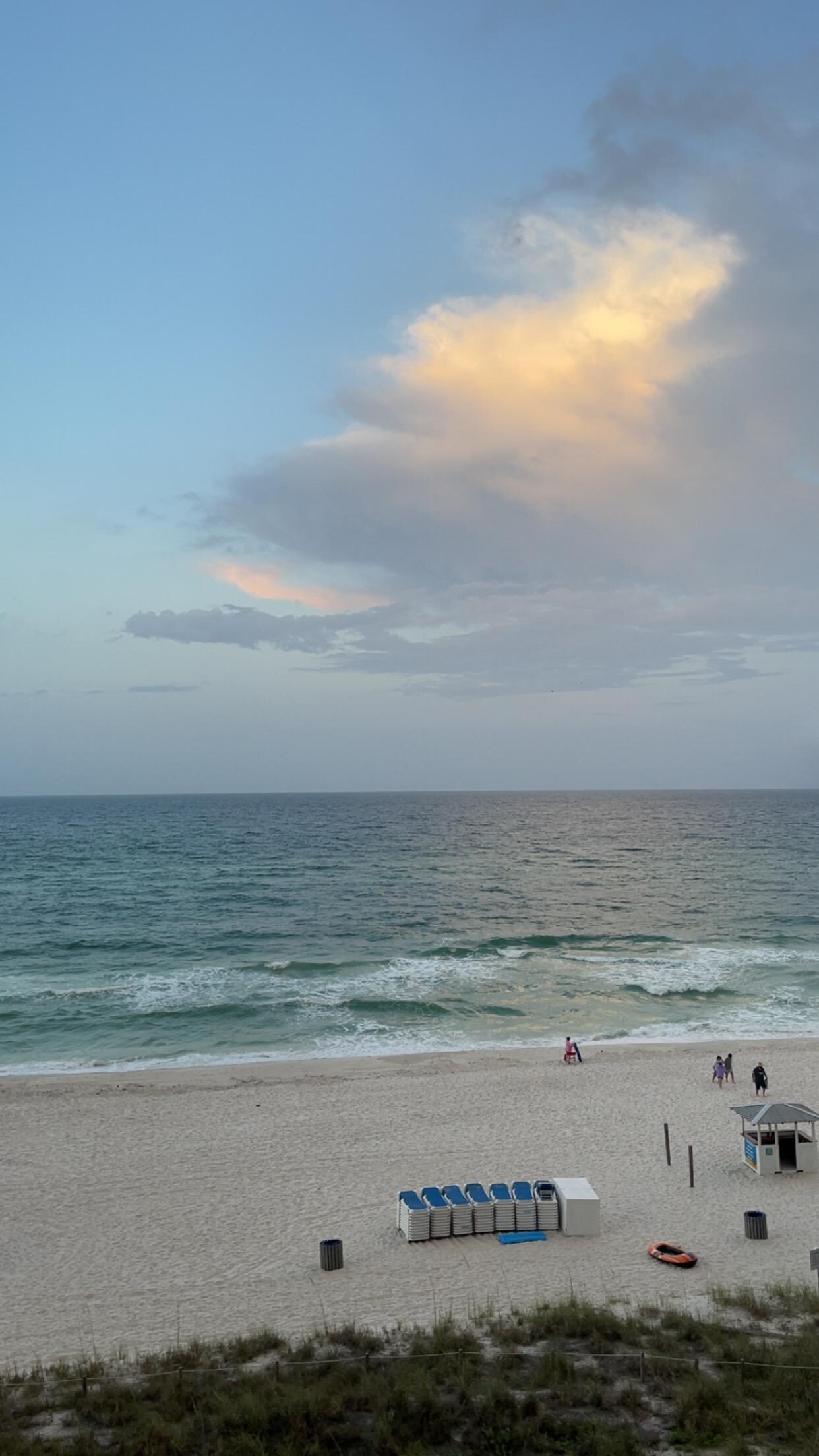View from the balcony. 