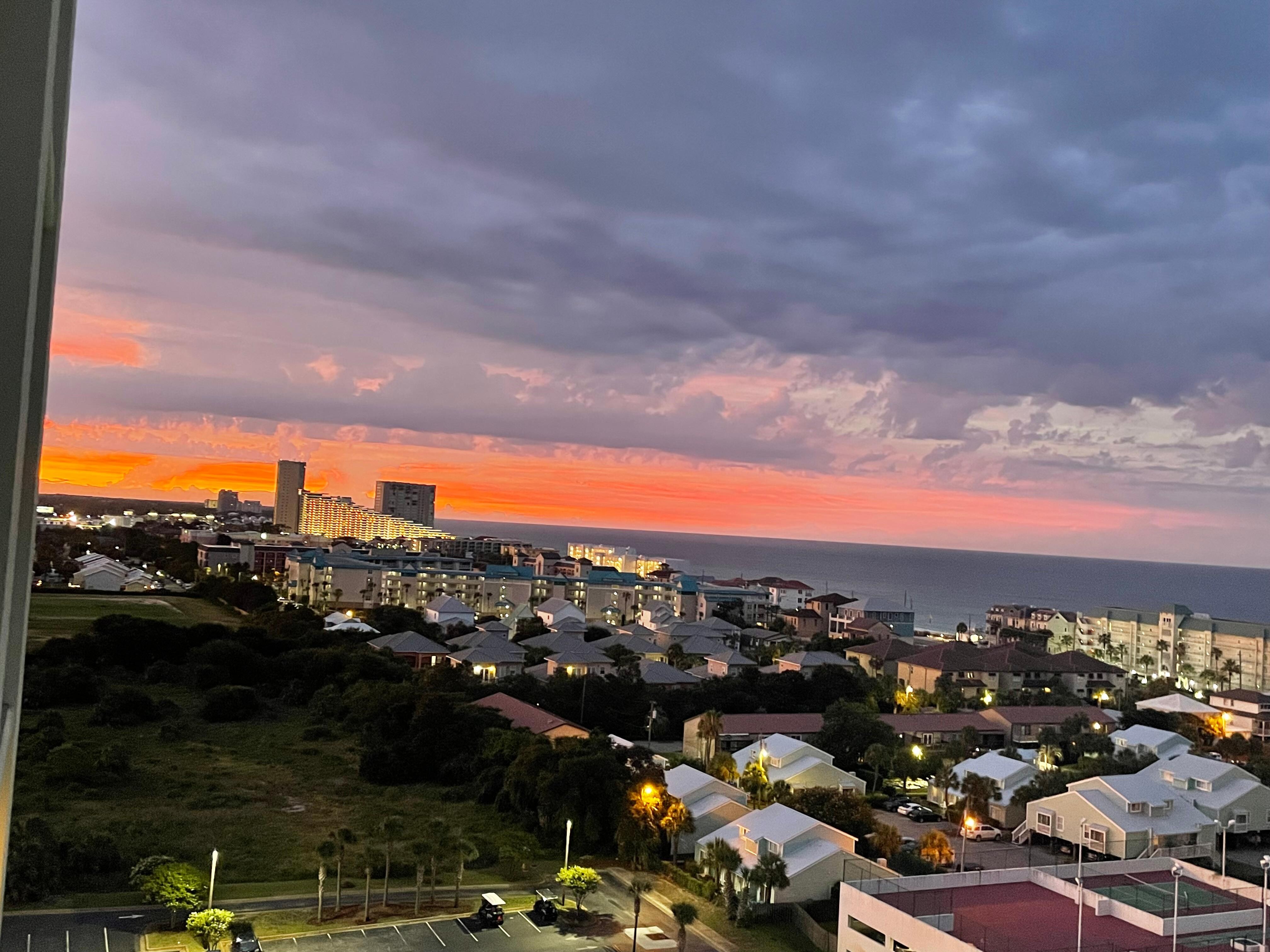 Sunrise from the condo