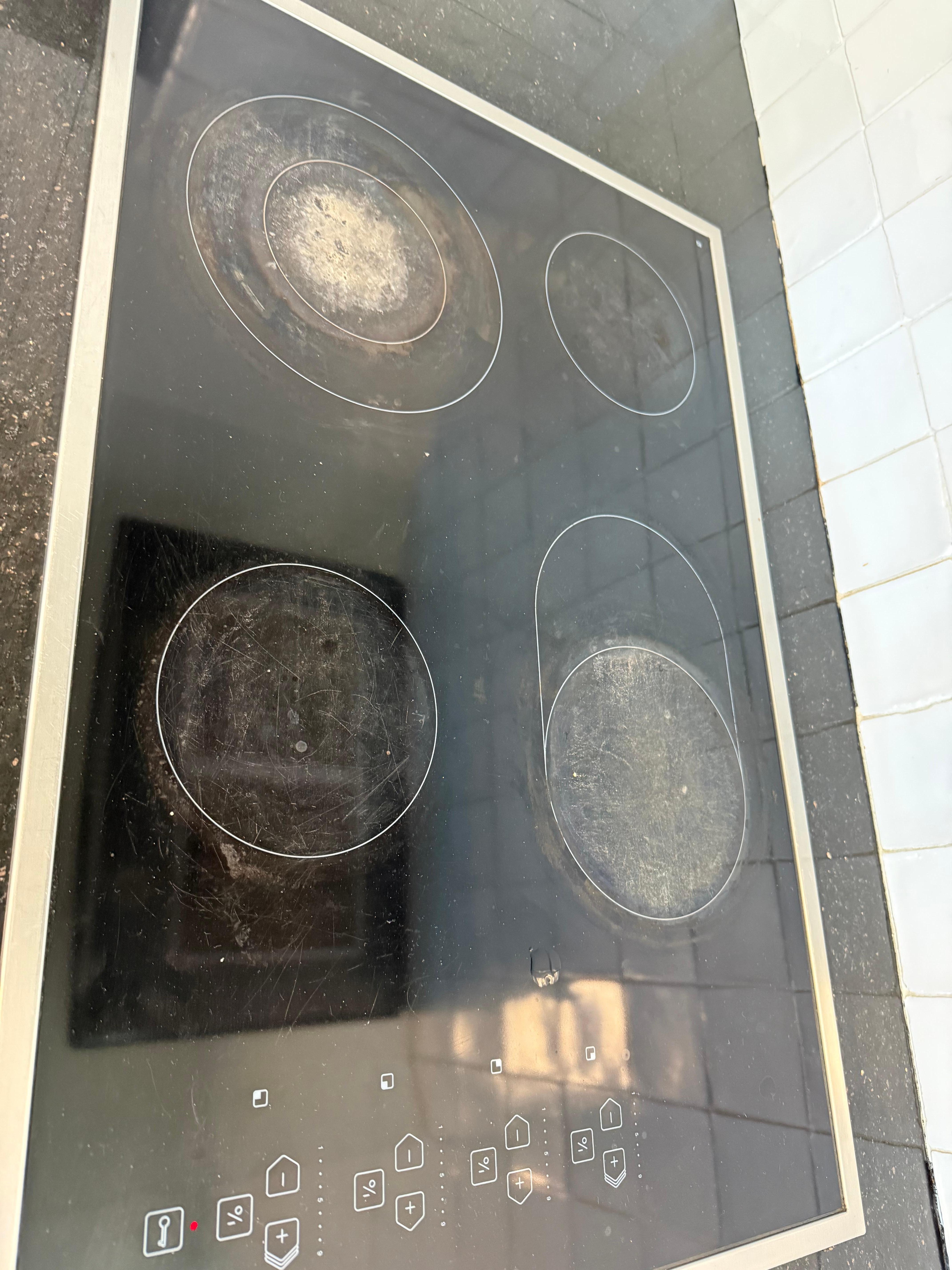 Cooktop with one malfunctioning burner