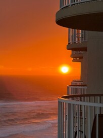 Sunset from our balcony