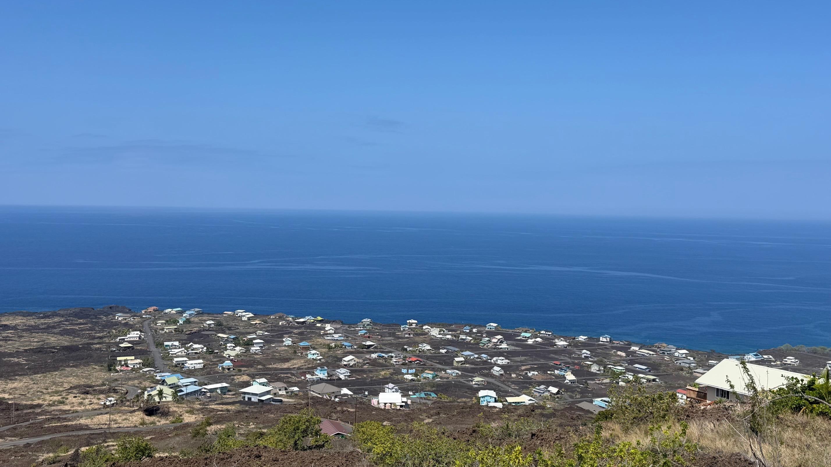  A look down at the neighborhood.