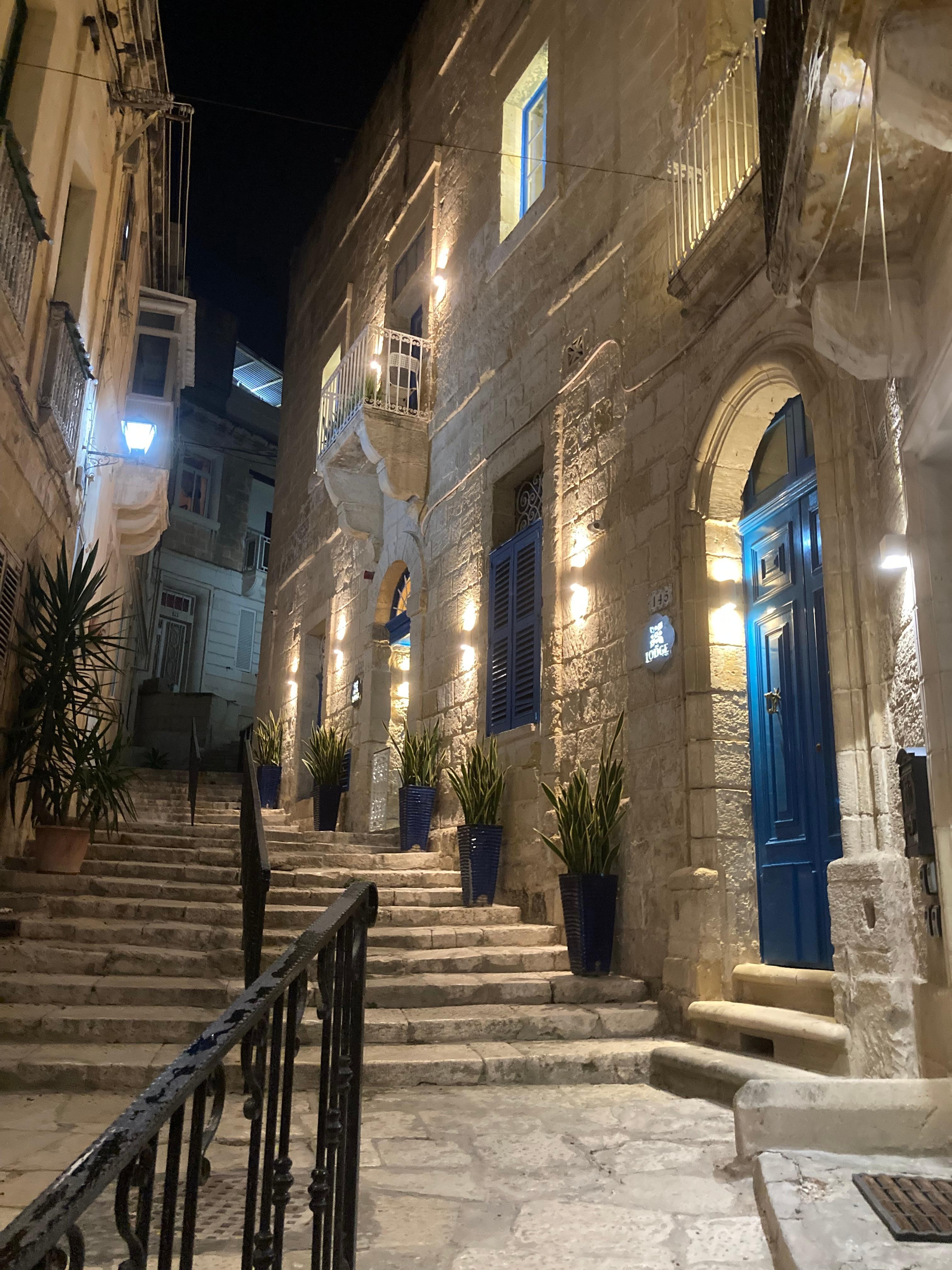 The Lodge in the evening 