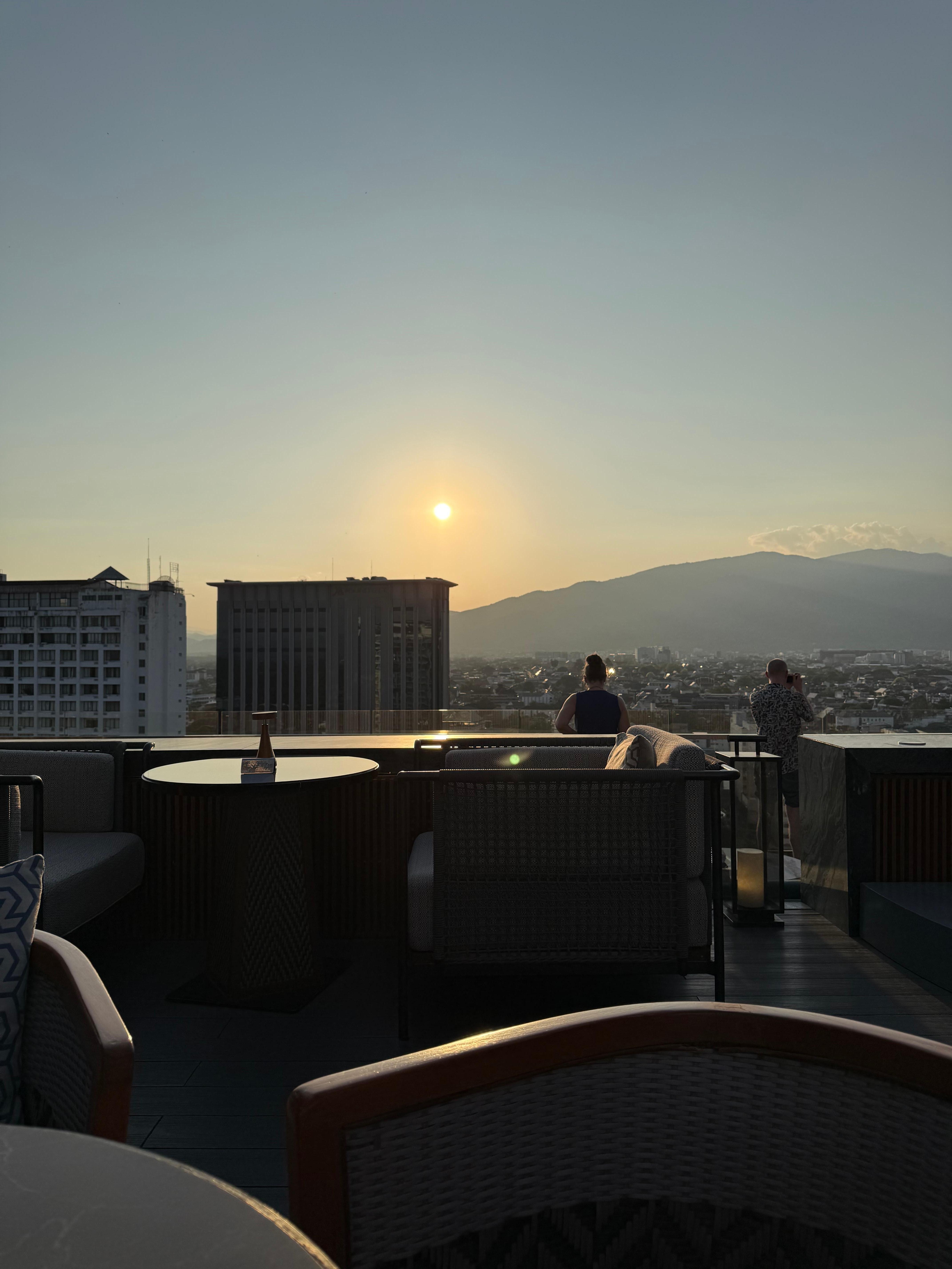 Sunset at the Sky Bar 