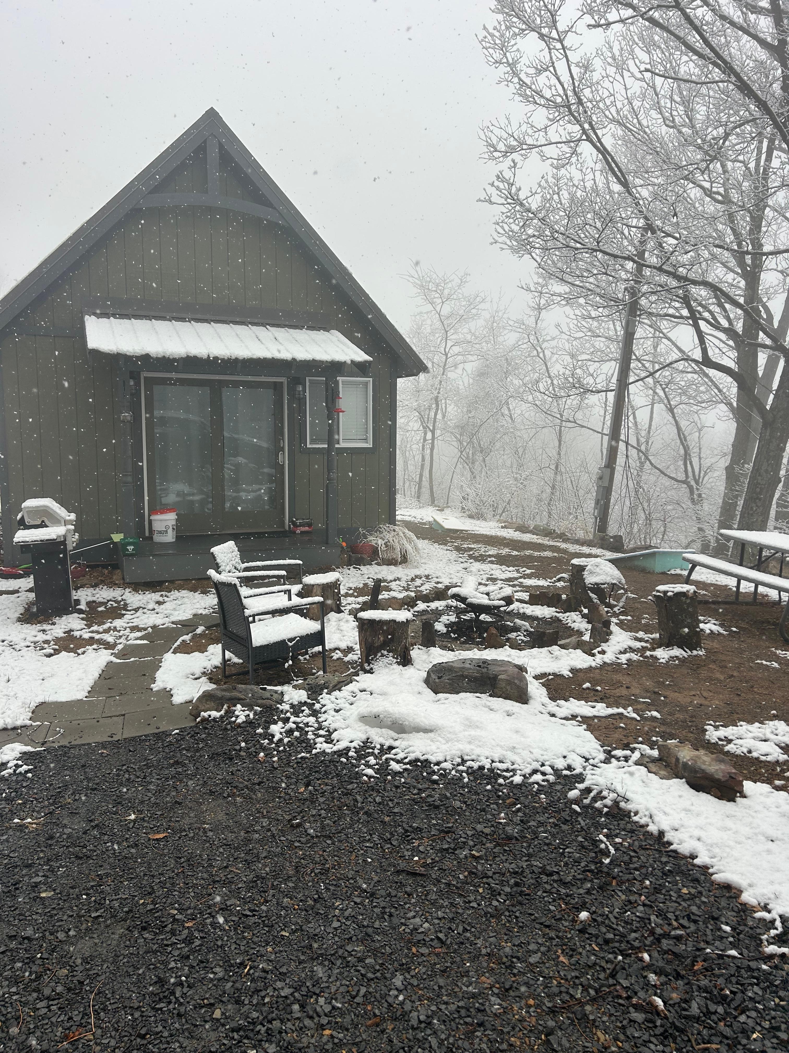 the morning we left- very different then the previous 2 days!